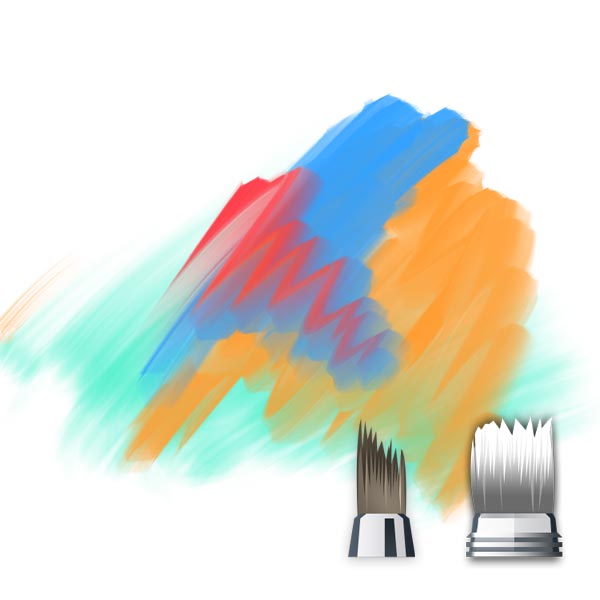 synthetic blending brush aecd