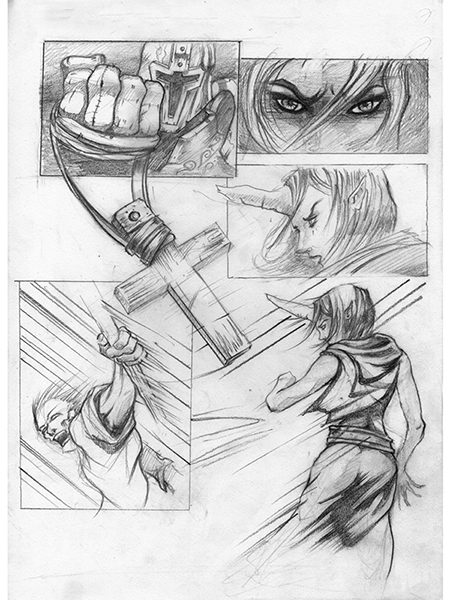 Storyboard : Stages et cours de Layout (Rough)